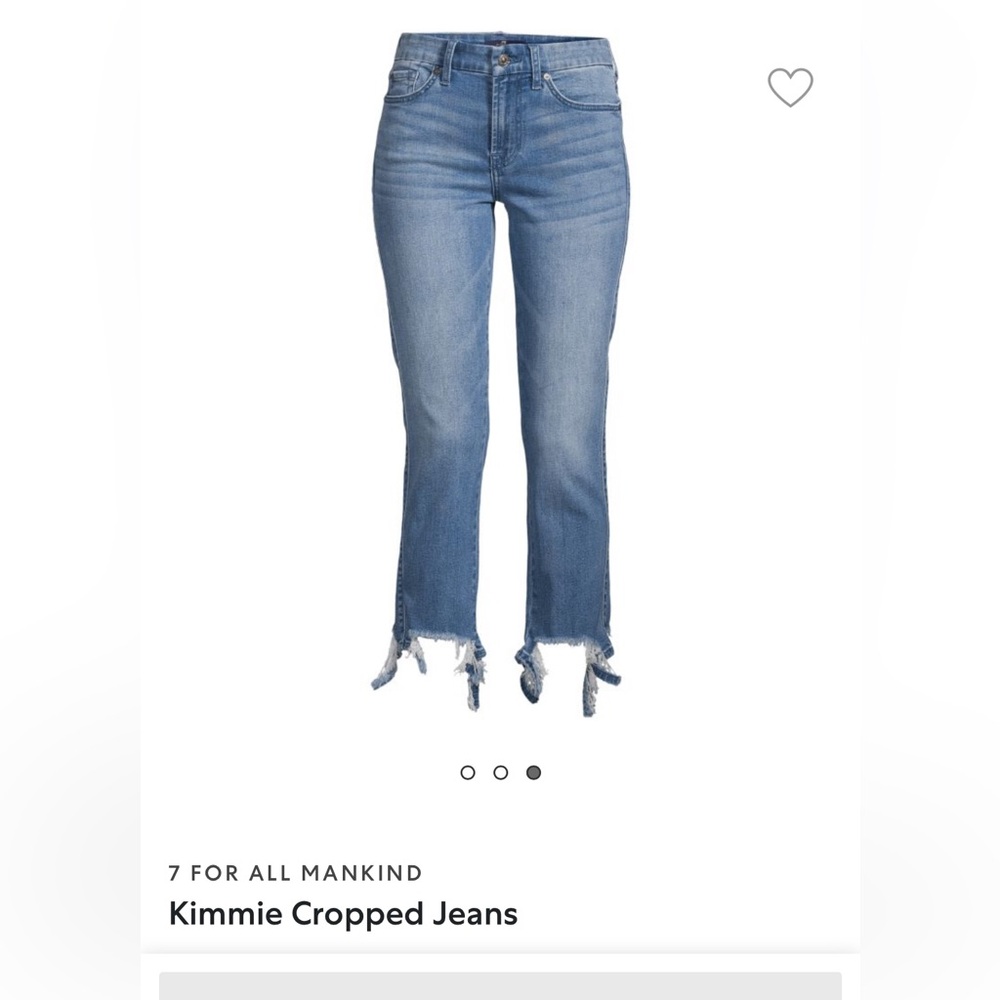 Seven for all Mankind Kimmie Crop Jeans 28
